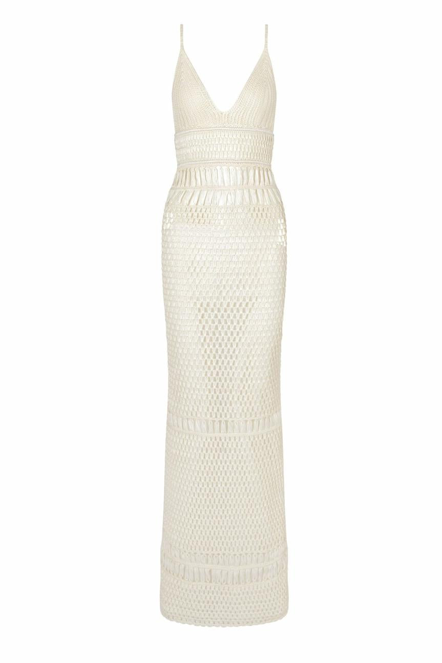 Molly Örgü Cami Midi Elbise