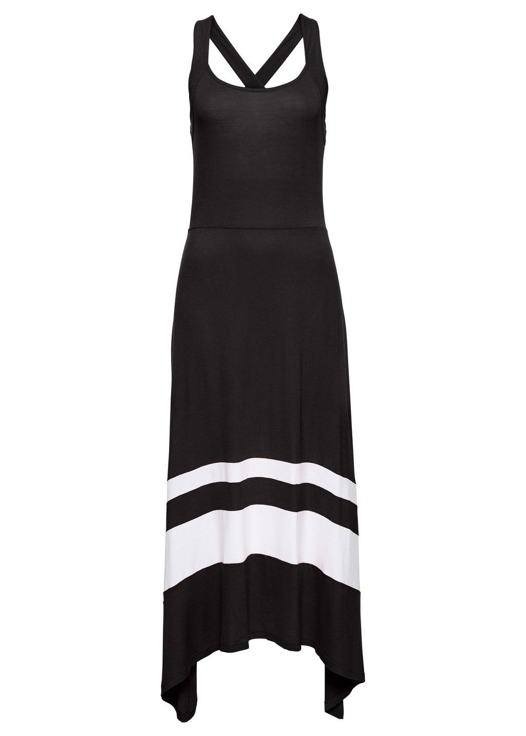 Color Block Midi Elbise