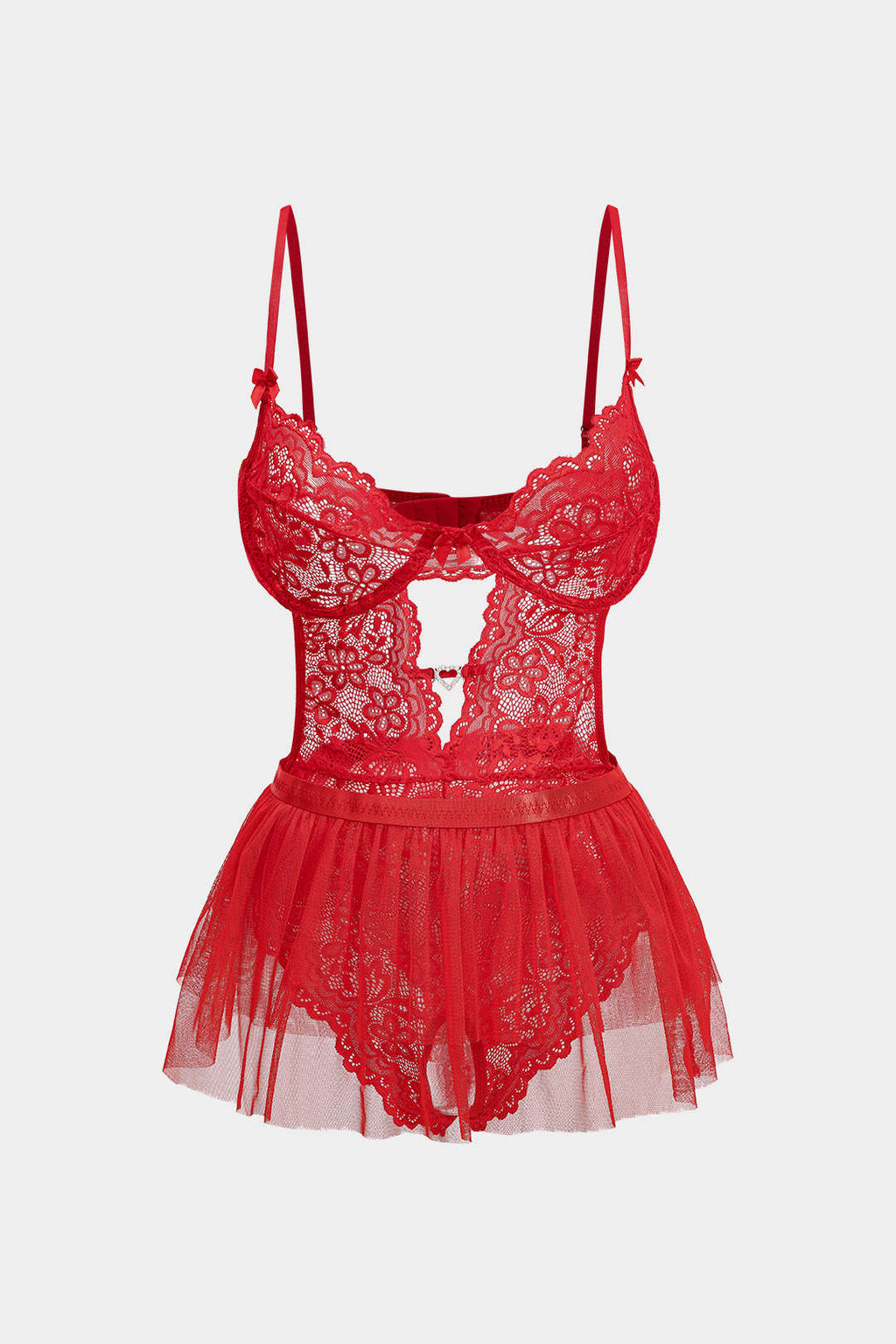 Red Velvet Etekli Jartiyer Seti