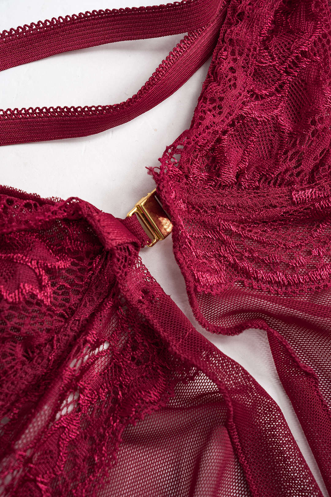 Lace 2'li Gece Elbisesi Seti