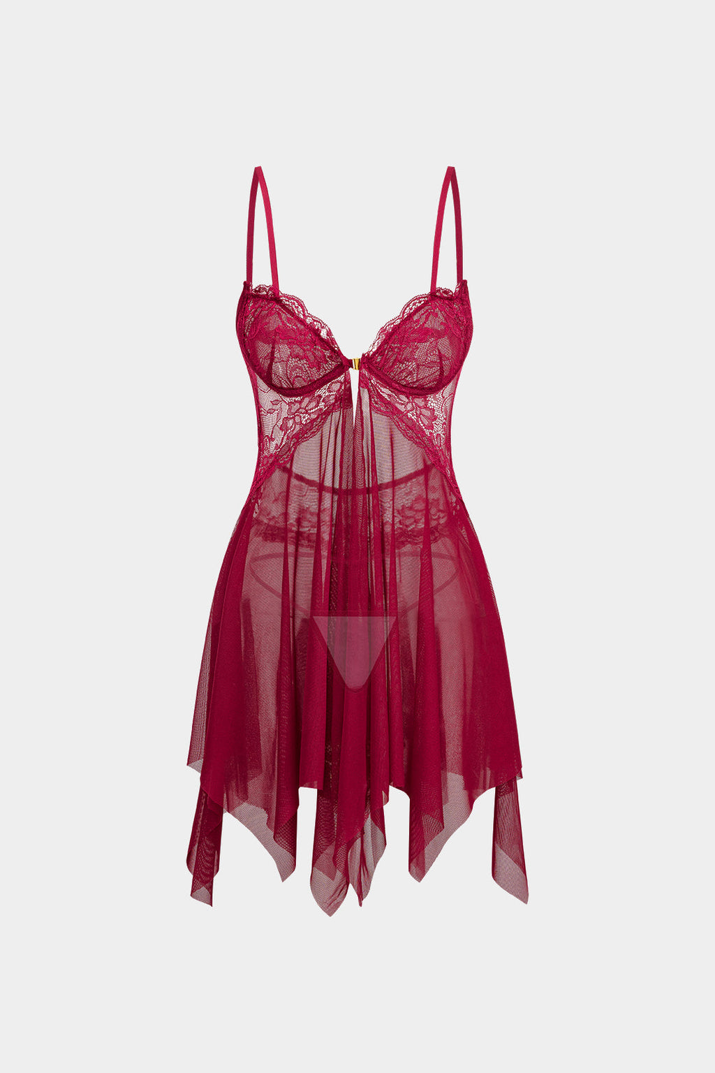 Lace 2'li Gece Elbisesi Seti