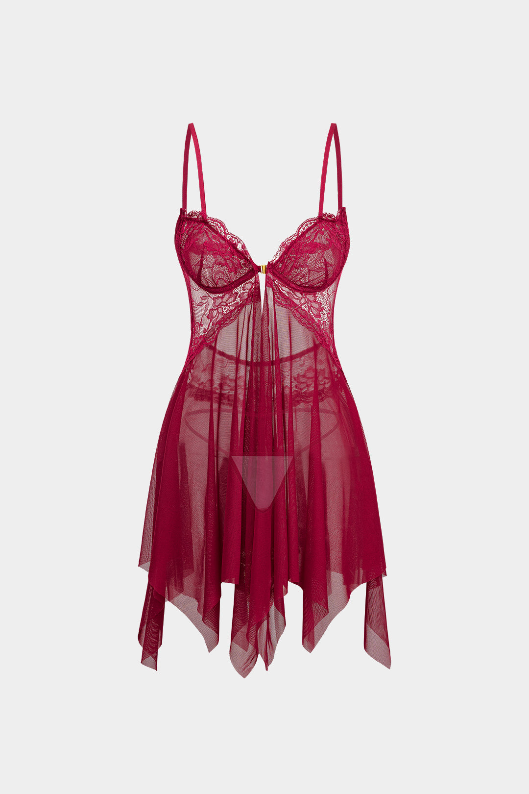 Lace 2'li Gece Elbisesi Seti