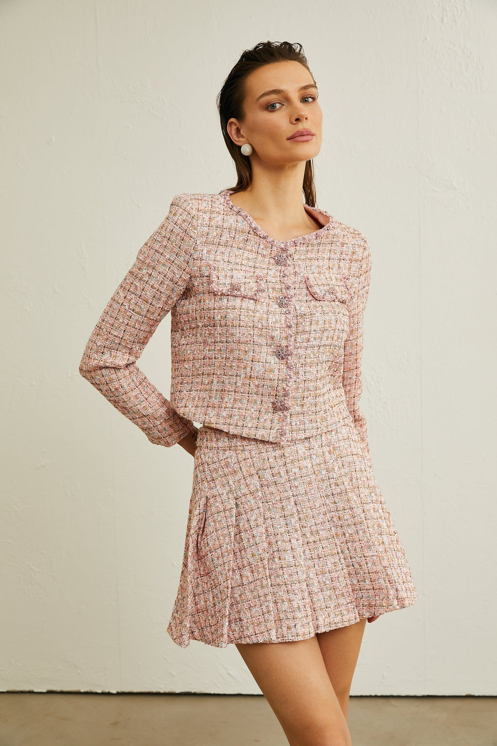 Léa Tüvit Mini Etek