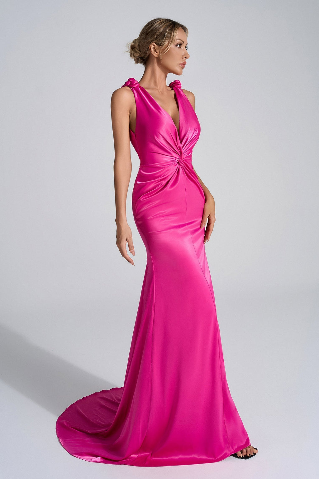 Pembe Pembe Maxi Elbise