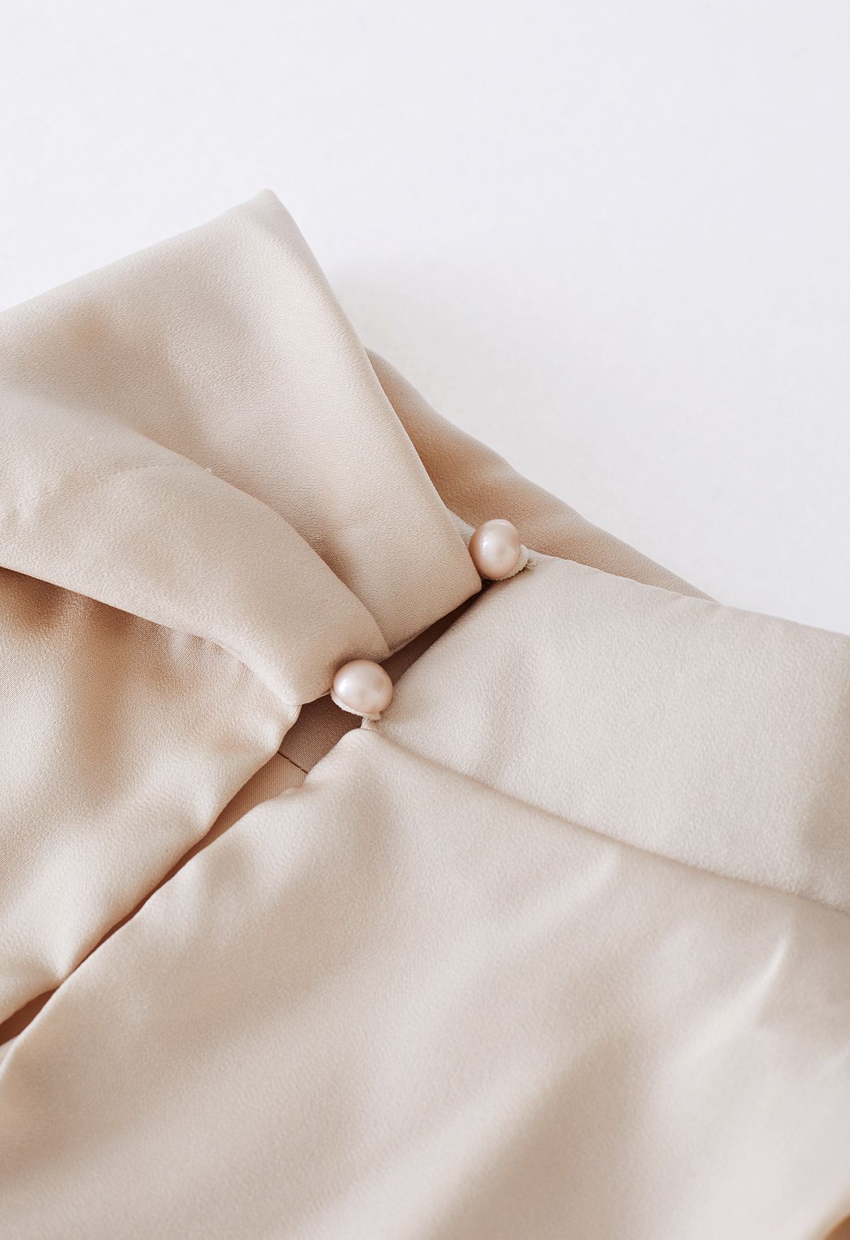 Apricot Asimetrik Midi Elbise