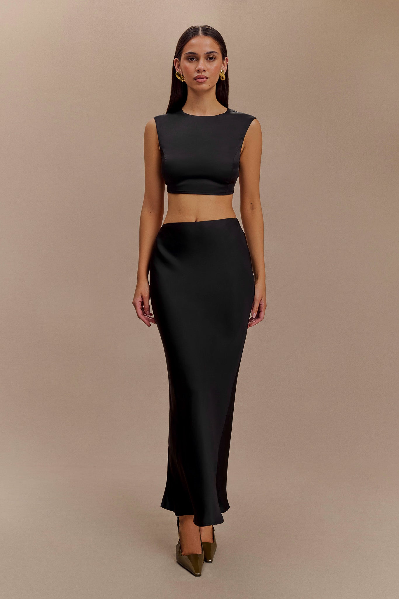 Viviana Sırt Dekolteli Crop