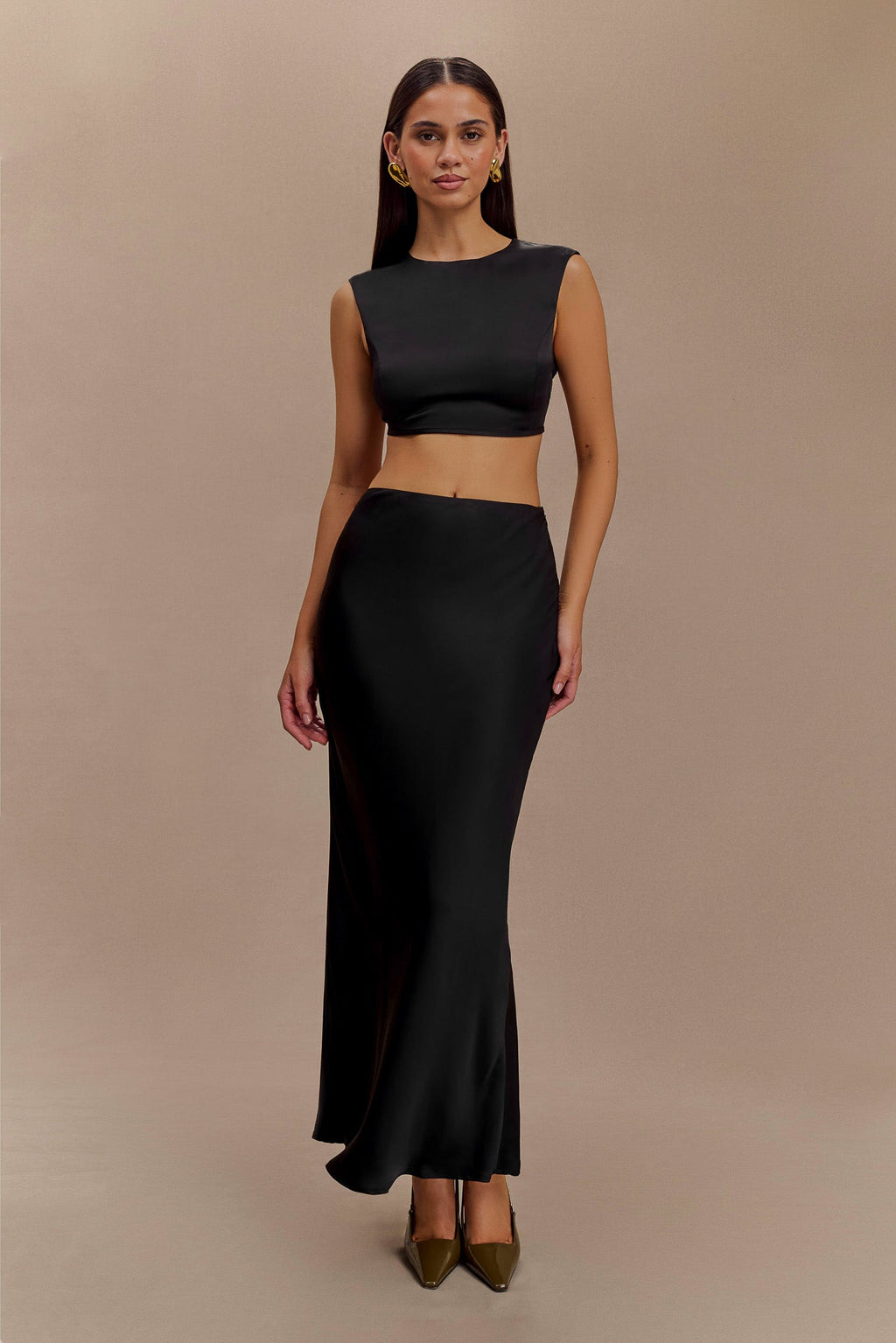 Viviana Sırt Dekolteli Crop