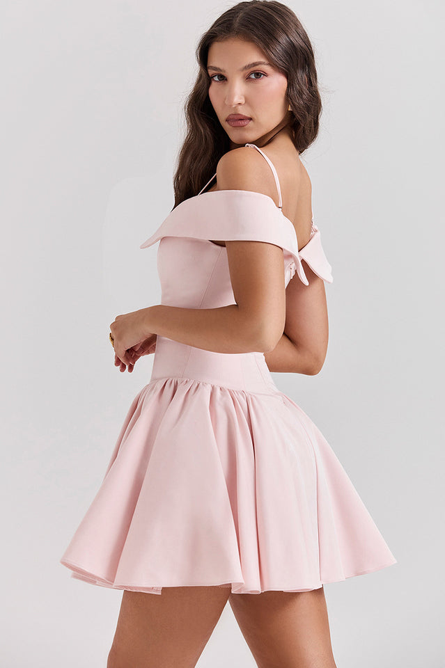 Elida Floral Mini Elbise