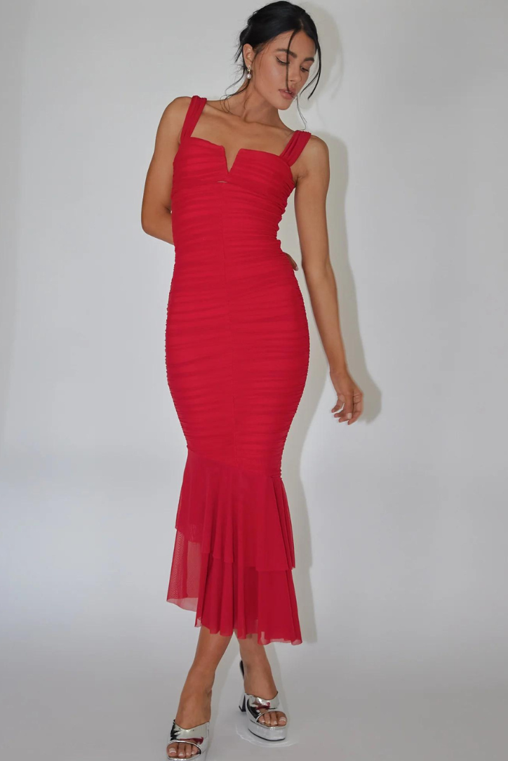 Lucia Midi Elbise