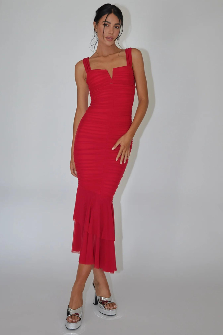 Lucia Midi Elbise