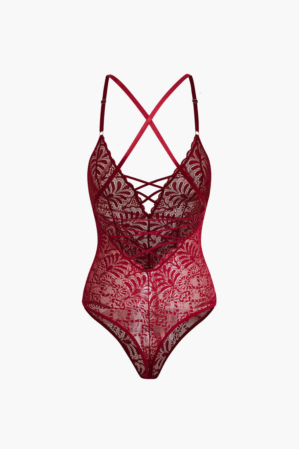 Çapraz Sırt Dekolteli Bodysuit