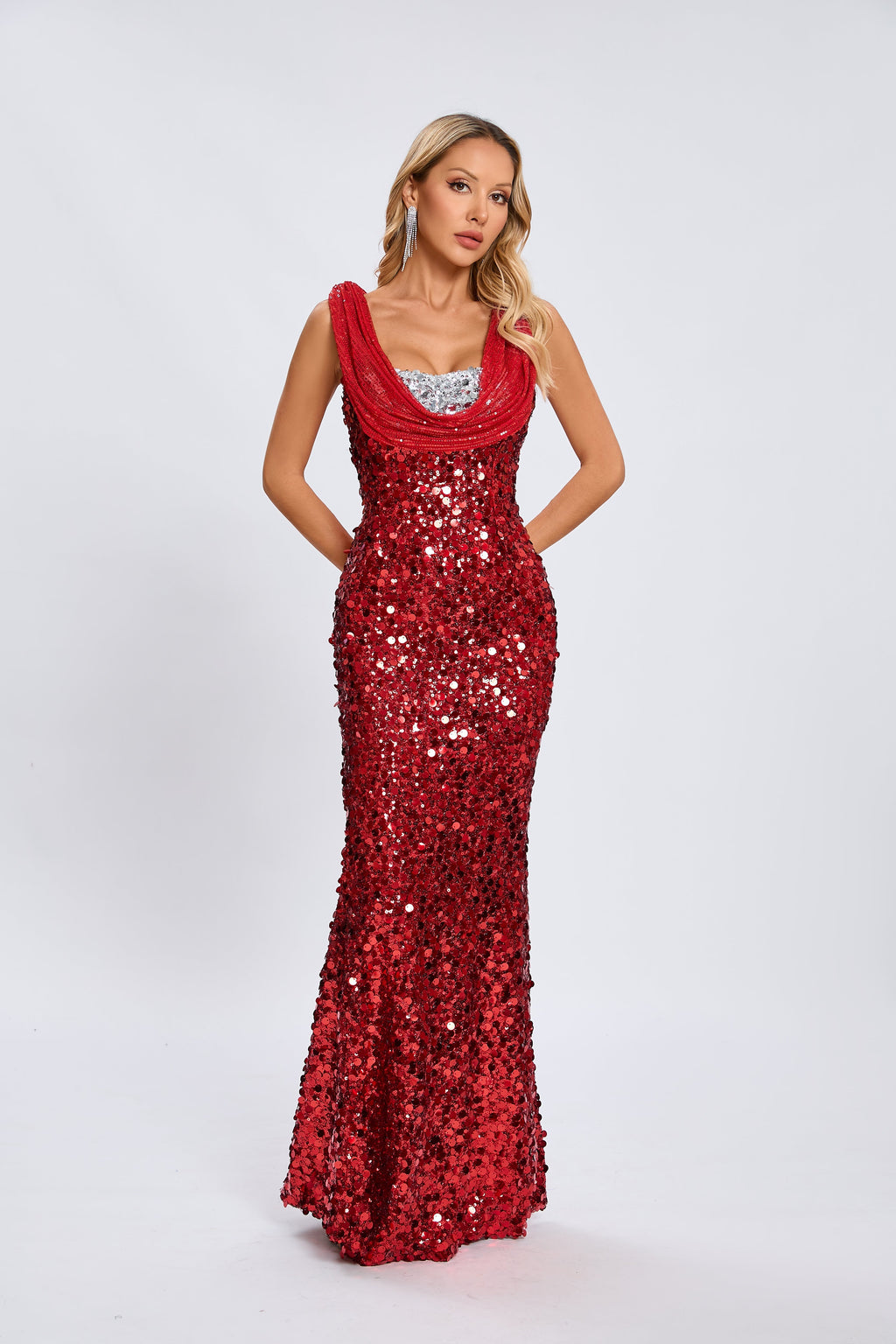 Maisie Ruby Radiance Payet Maxi Elbise