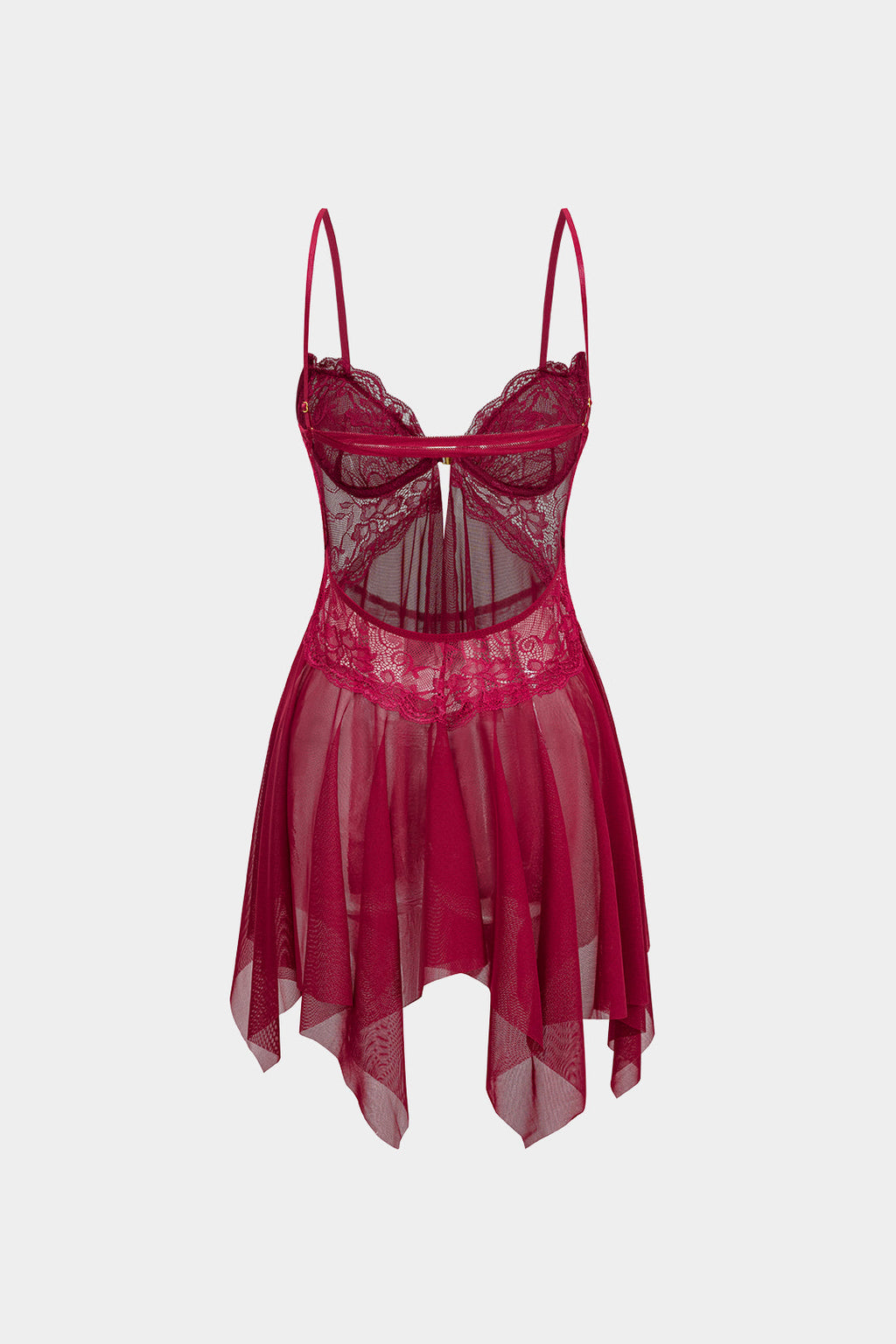 Lace 2'li Gece Elbisesi Seti
