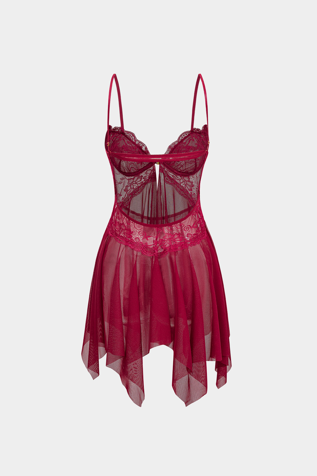 Lace 2'li Gece Elbisesi Seti
