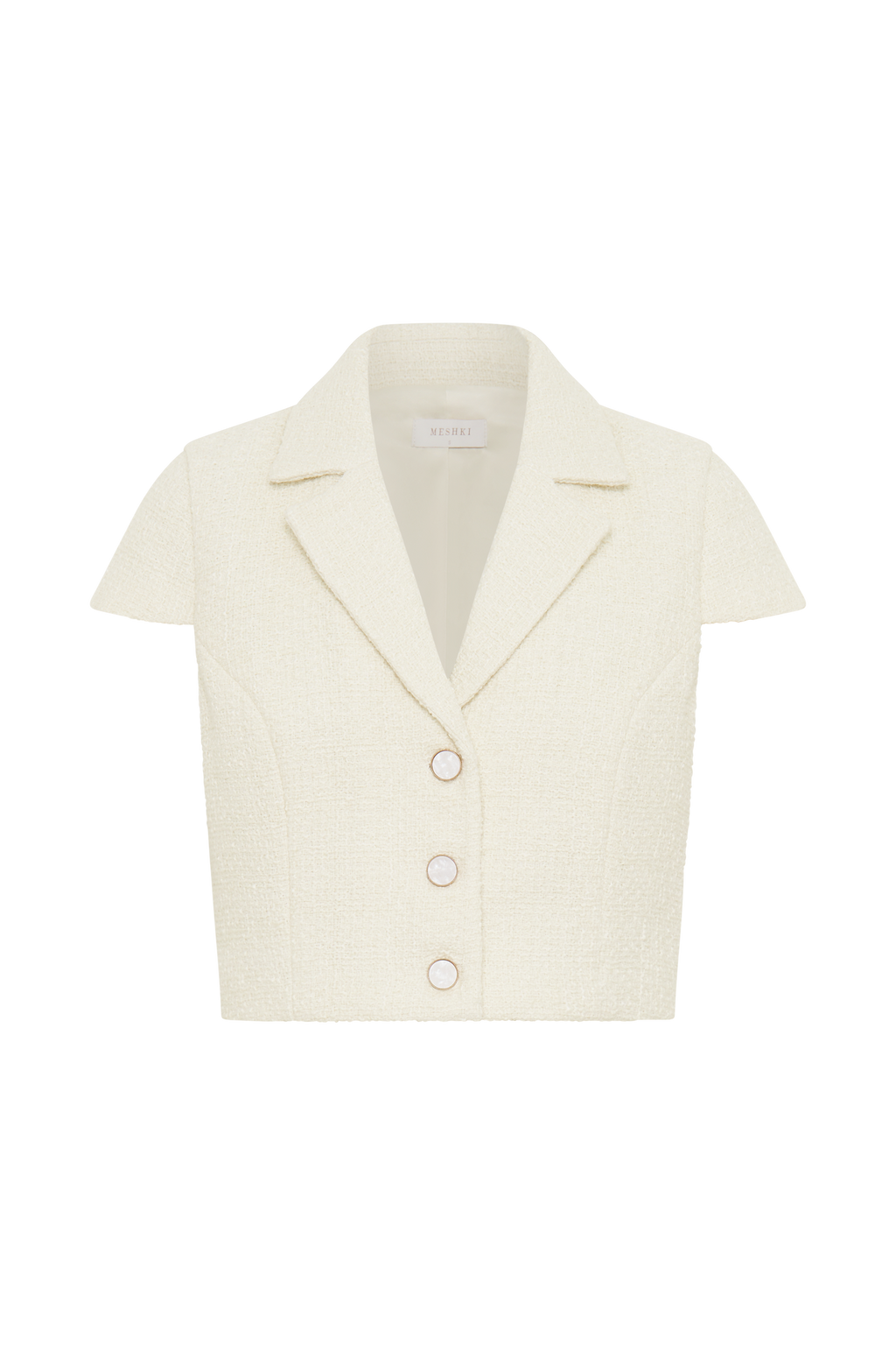 Parisa Ceket Görünümlü Crop Bluz