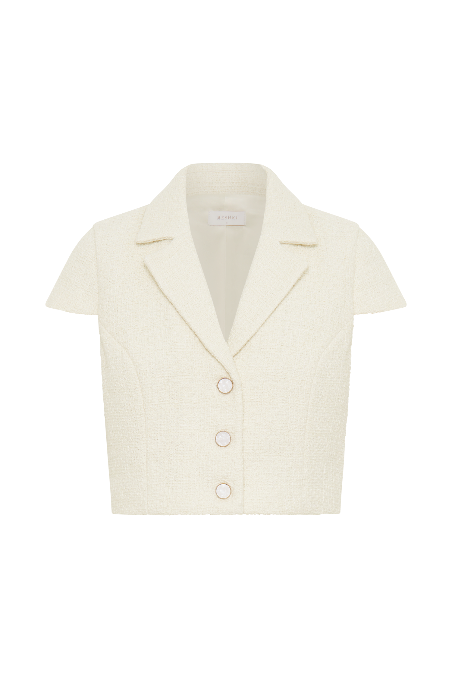 Parisa Ceket Görünümlü Crop Bluz
