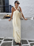 Halter Uzun Elbise