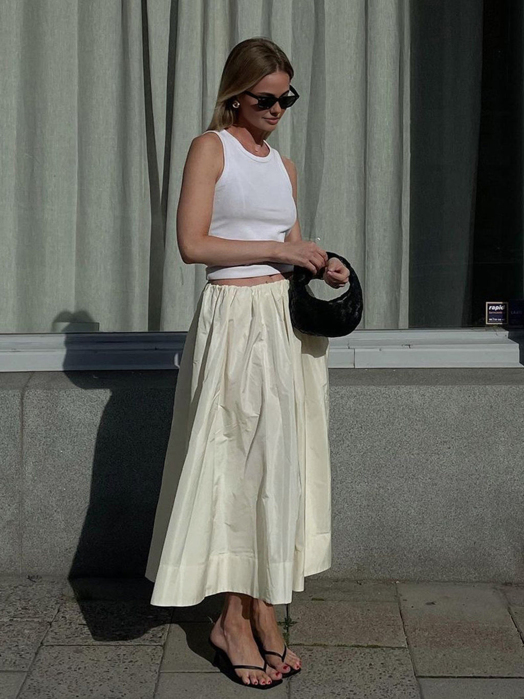 Creamy Midi Etek