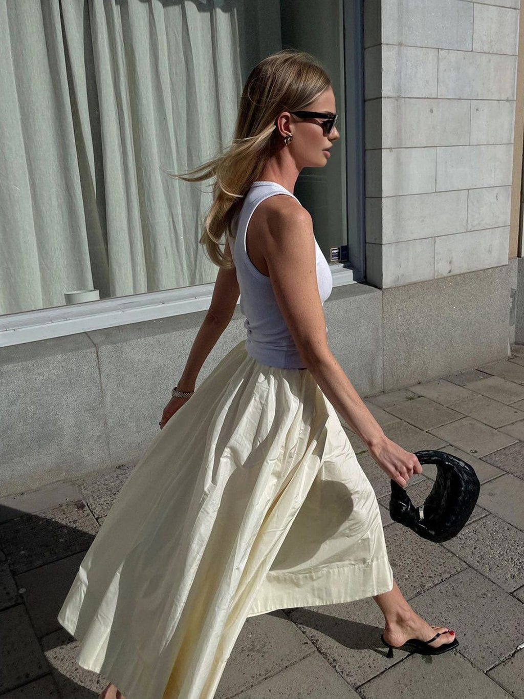 Creamy Midi Etek