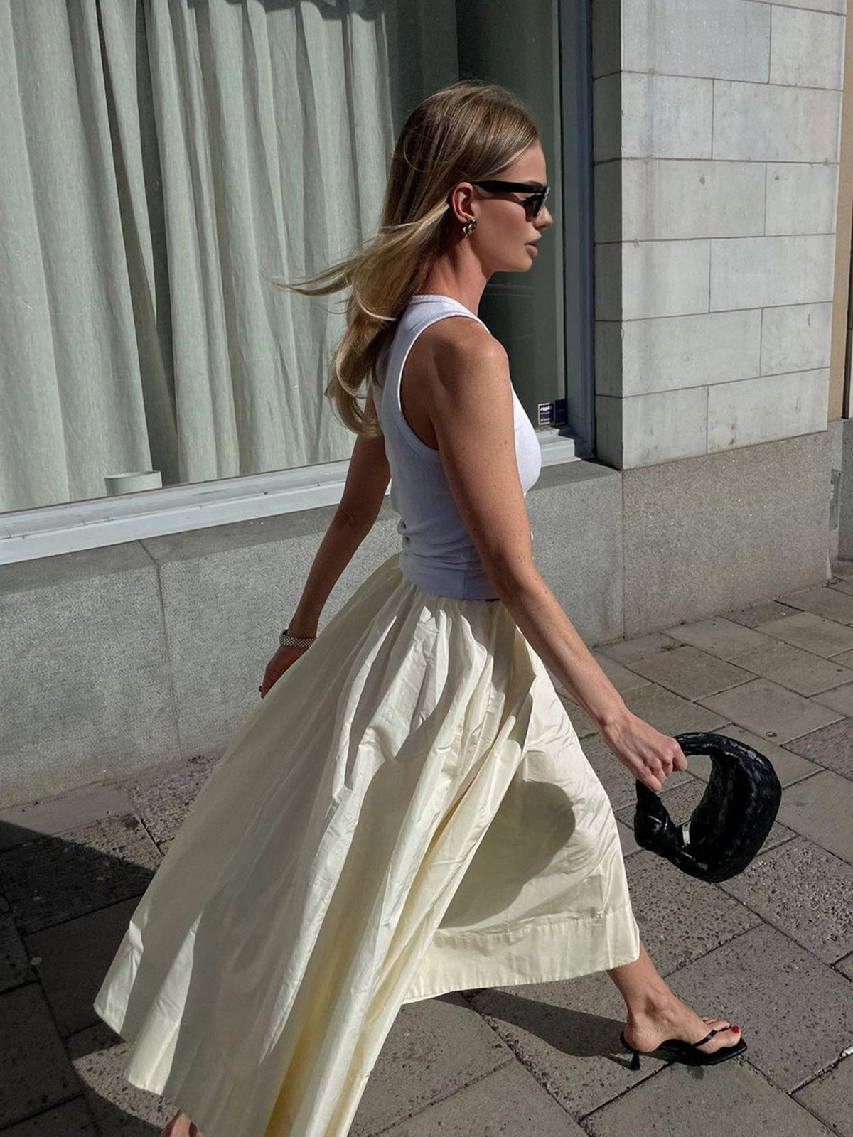 Creamy Midi Etek