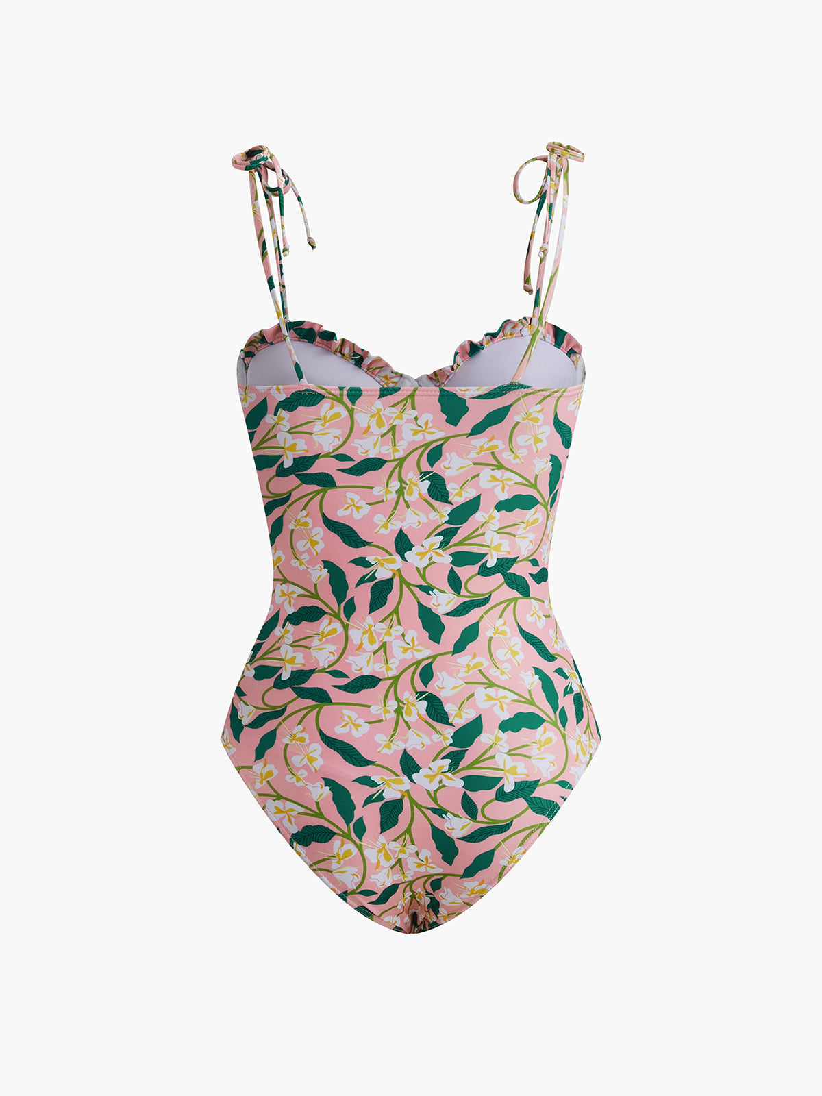 Floral Bağlama Askı Mayo