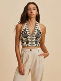 Nakış Detaylı Crop Bluz