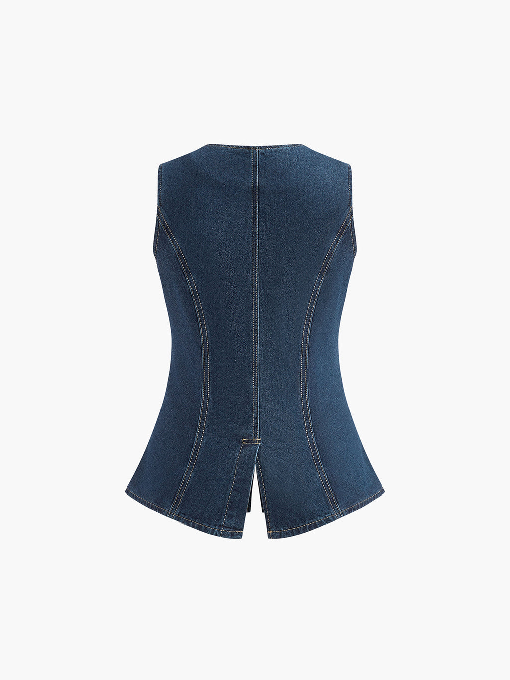 Denim Şort ve Yelek Takım