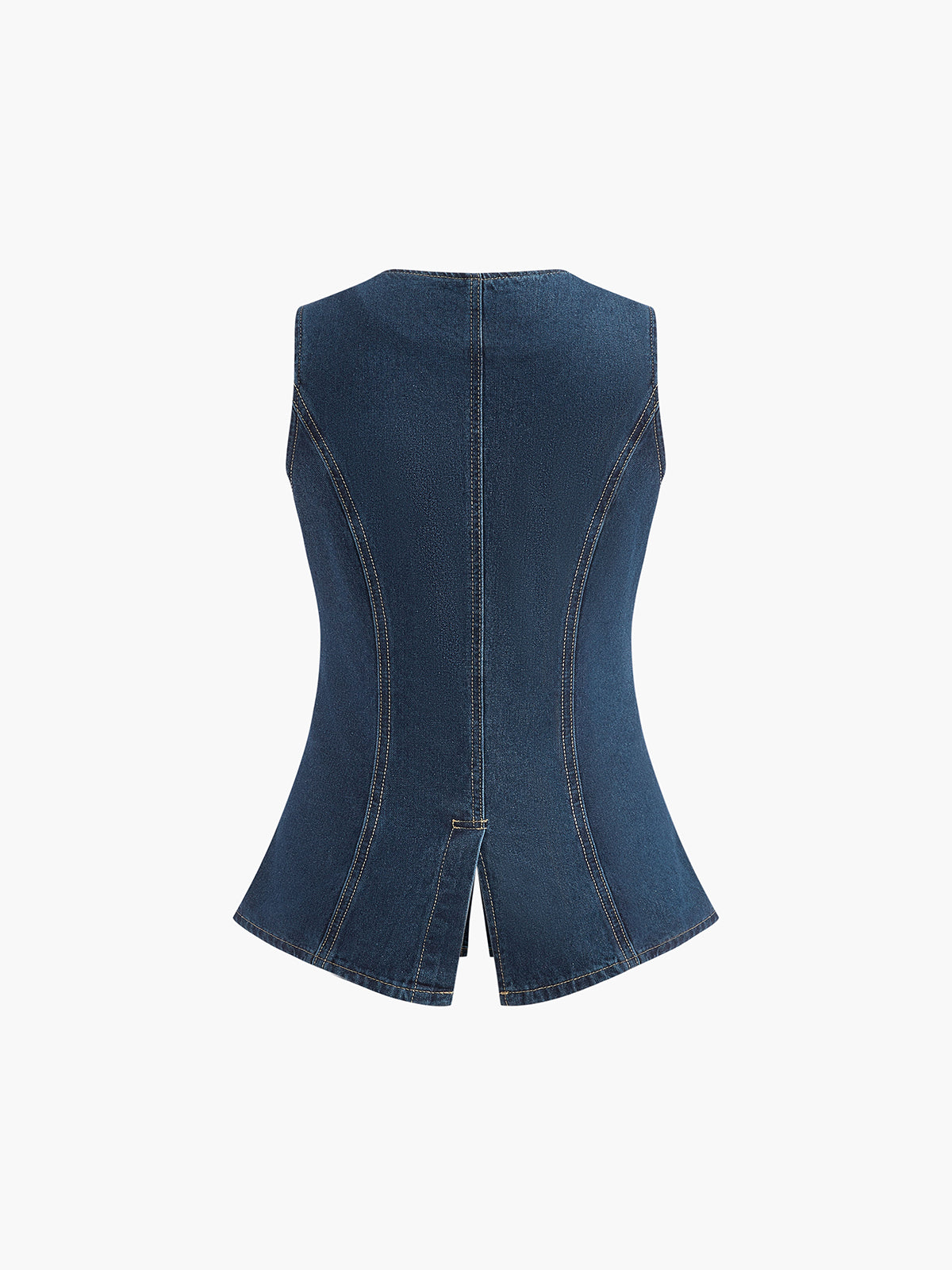 Denim Şort ve Yelek Takım