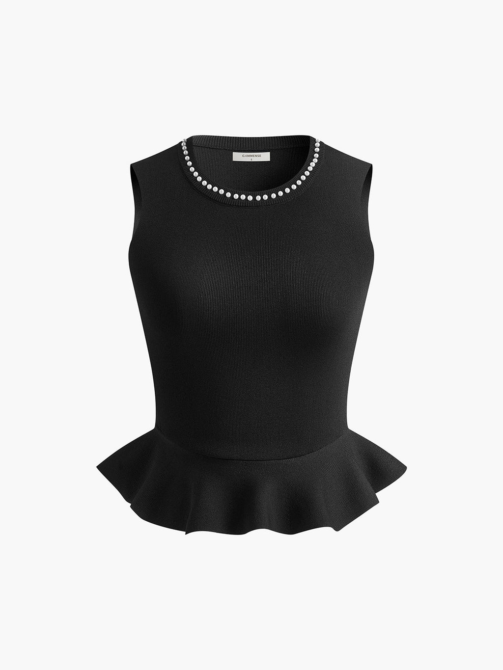 Boncuk Detaylı Triko Bluz