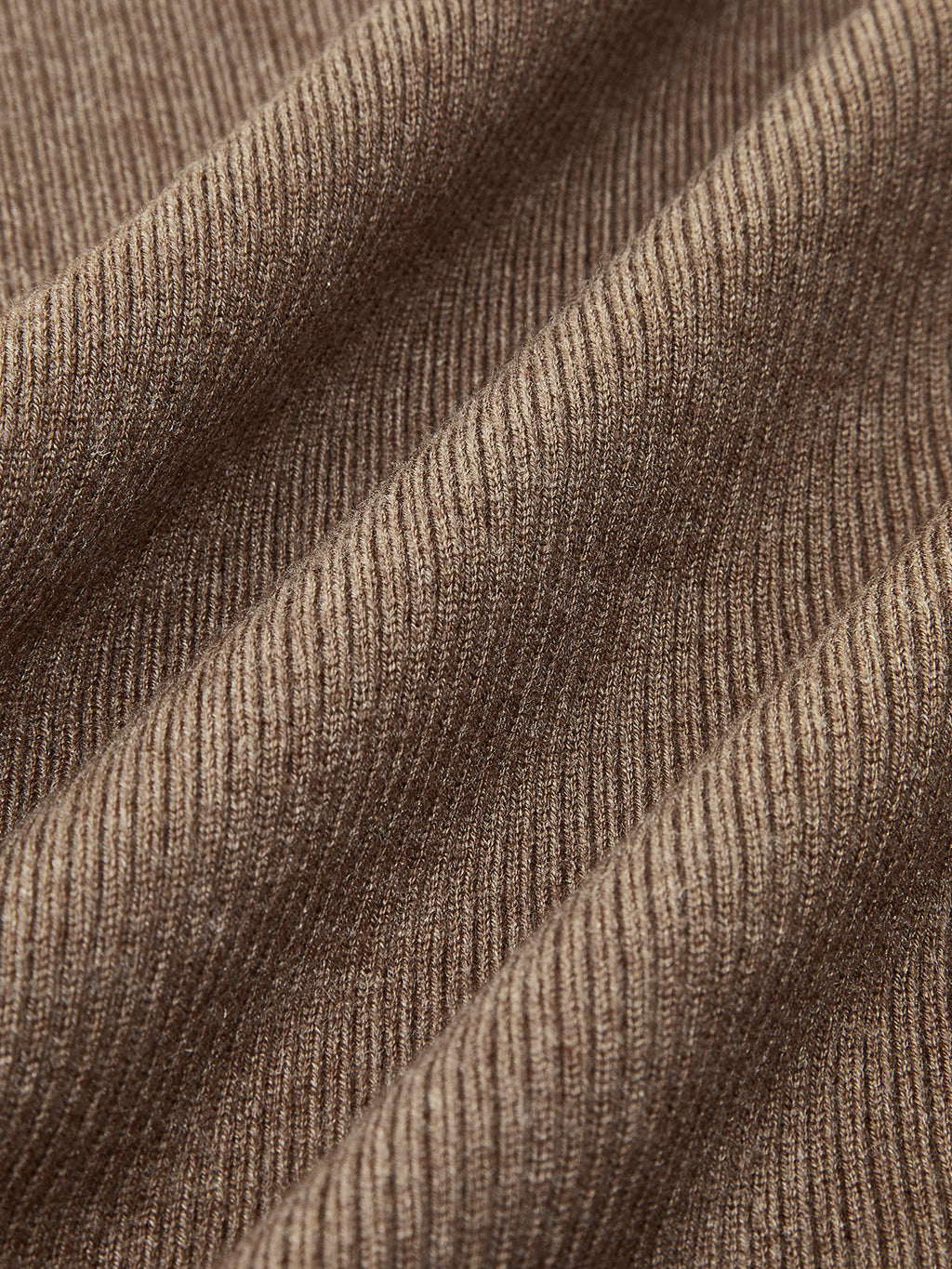 Caramel Slit Maxi Knit Etek