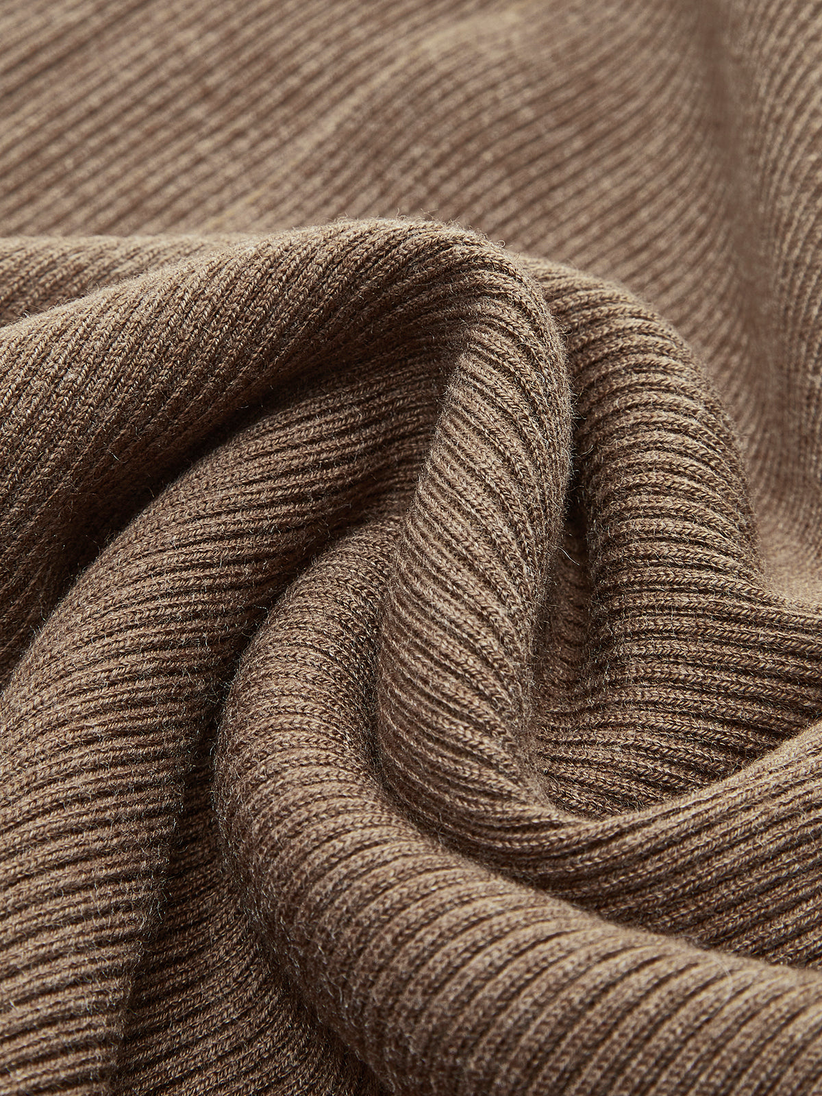 Caramel Slit Maxi Knit Etek