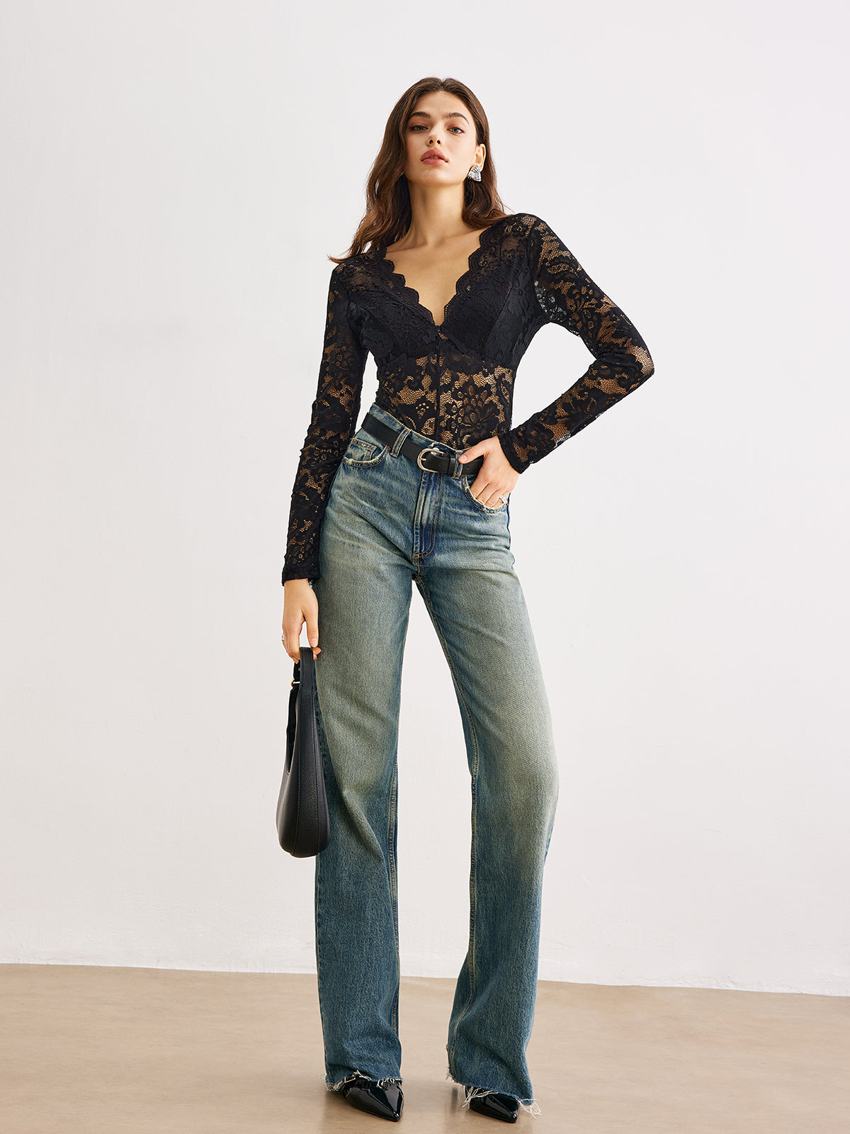 Siana Dantel Bodysuit