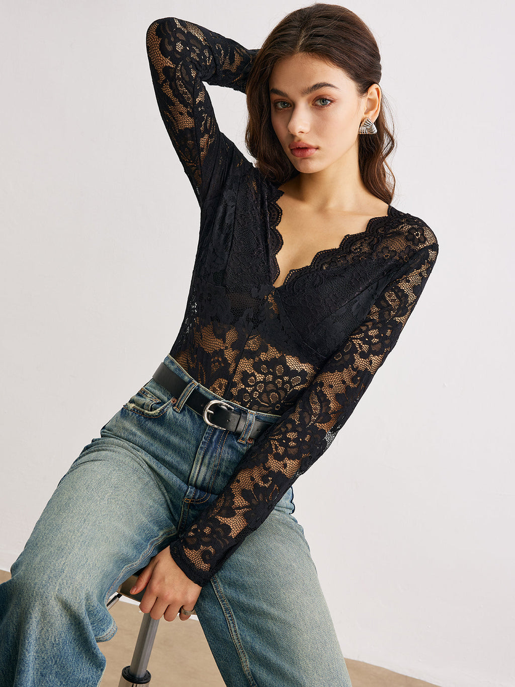 Siana Dantel Bodysuit