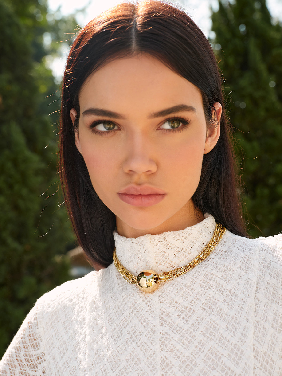 Parlak Top Choker