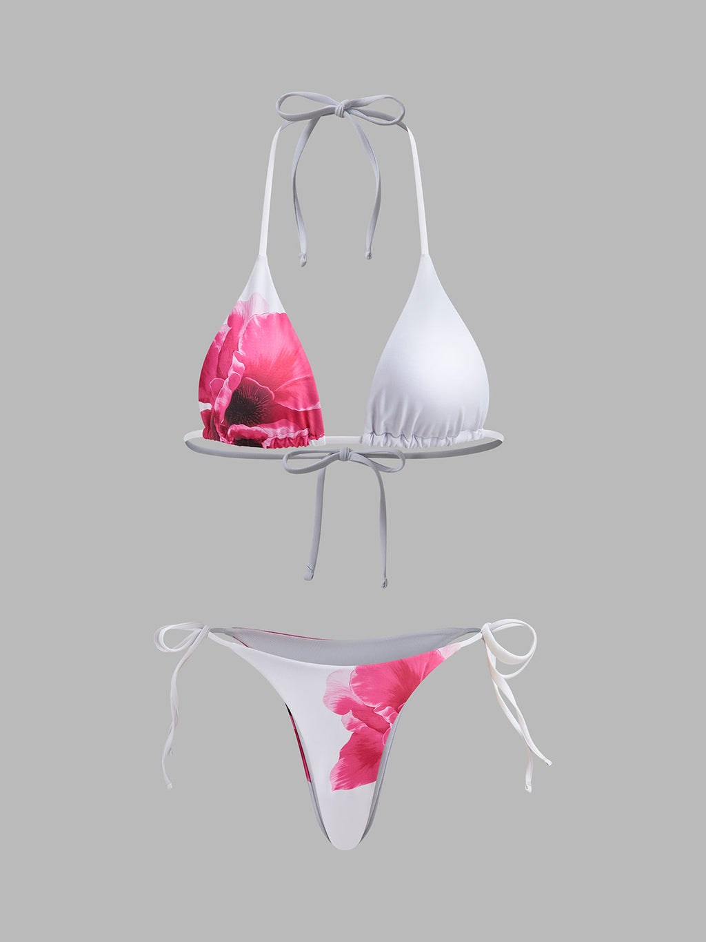 Çiçekli Etekli Bikini Takımı