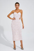 Sunita İnci Slip Midi Elbise