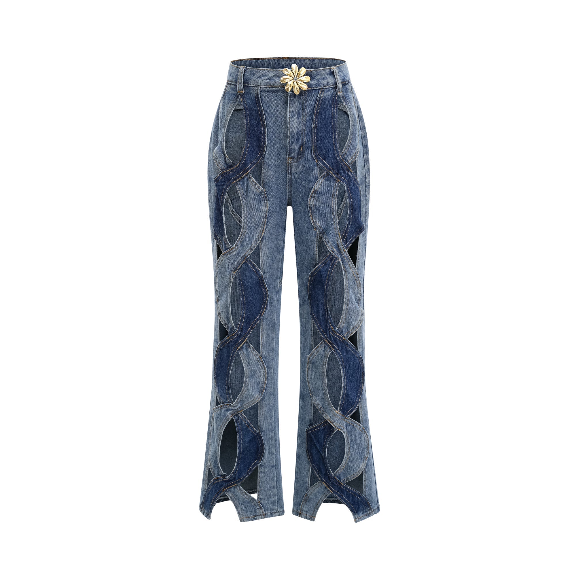 Blanche Jean Pantolon