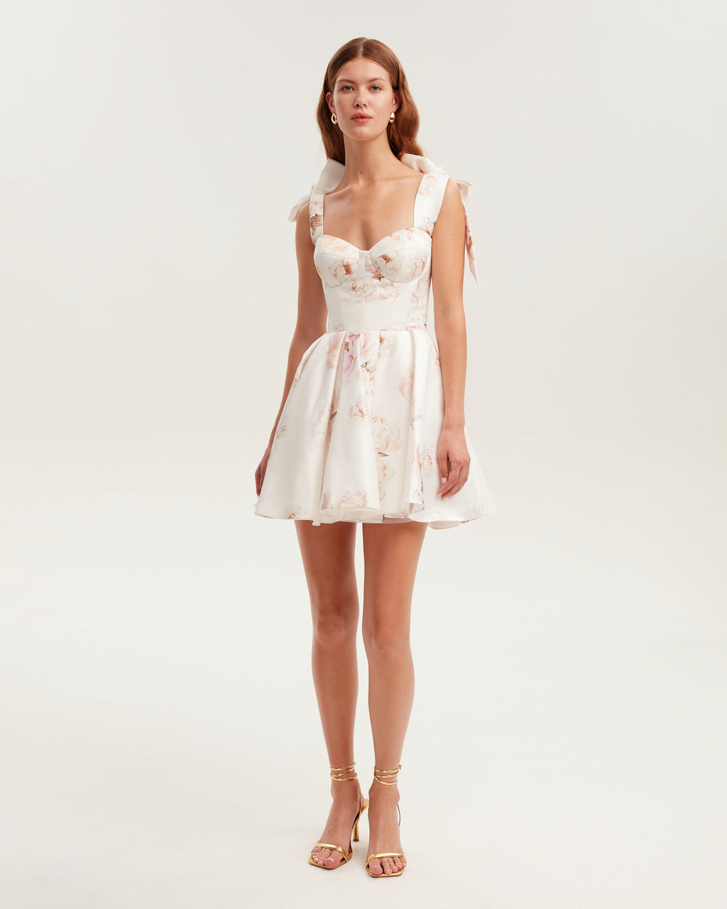 Floral Whisper Mini Elbise