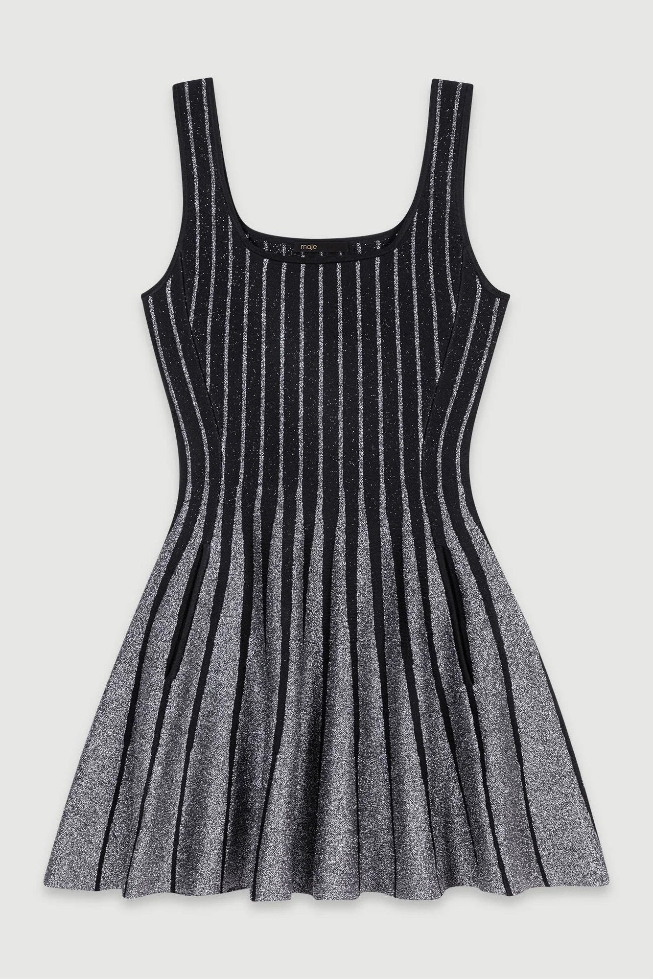 Simli Örgü Mini Elbise
