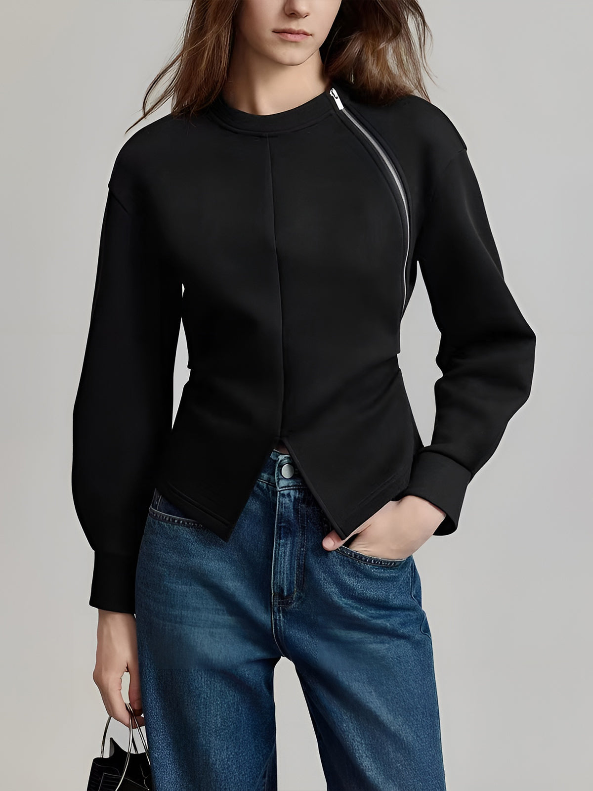 Asymmetry Elegance Bluz