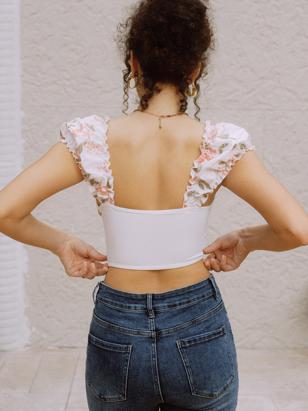 Blossom Breeze Crop Bluz