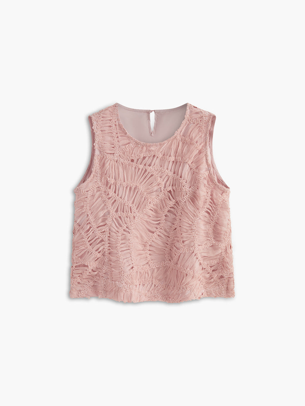 Blush Harmony Crop Bluz