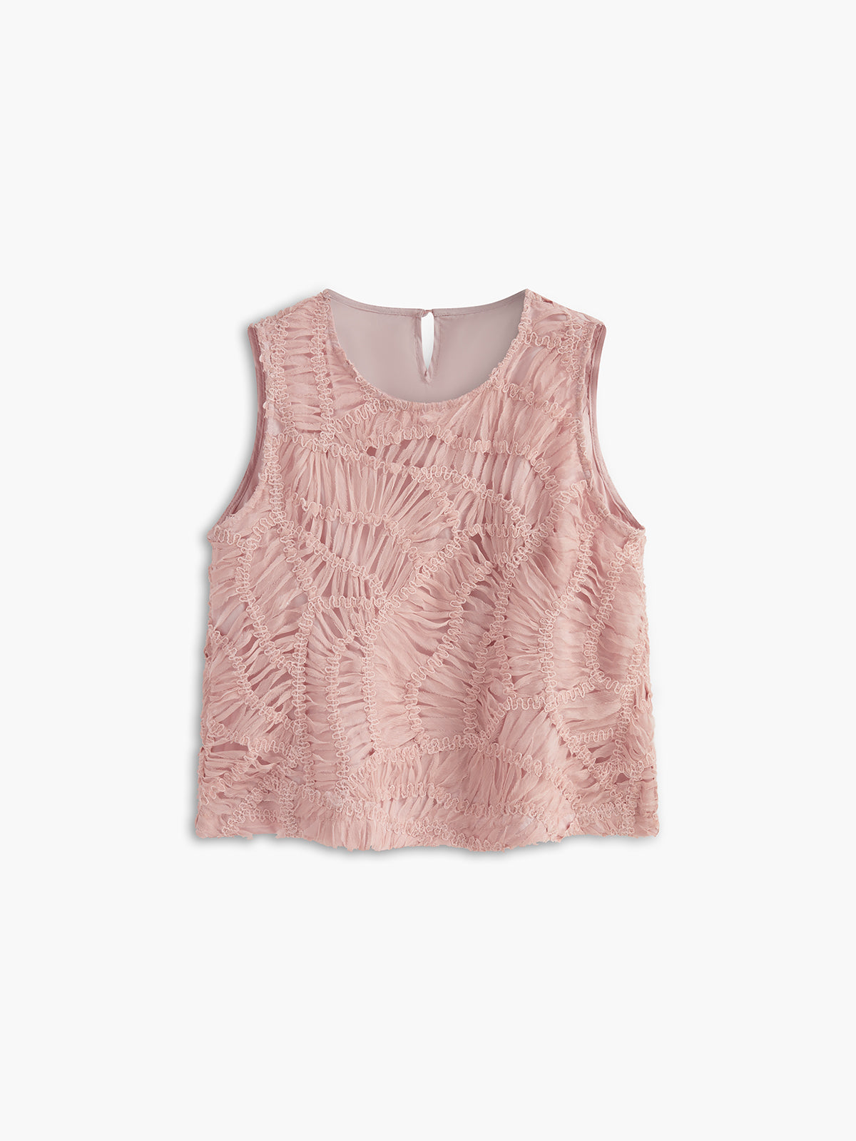 Blush Harmony Crop Bluz