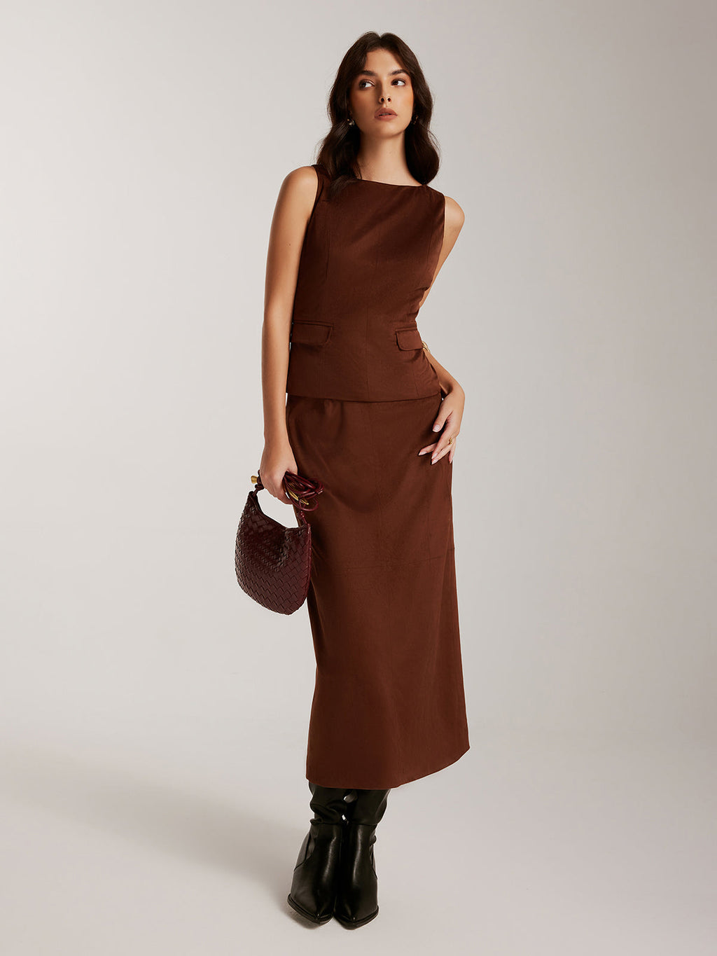 Bronze Elegance Kolsuz Bluz