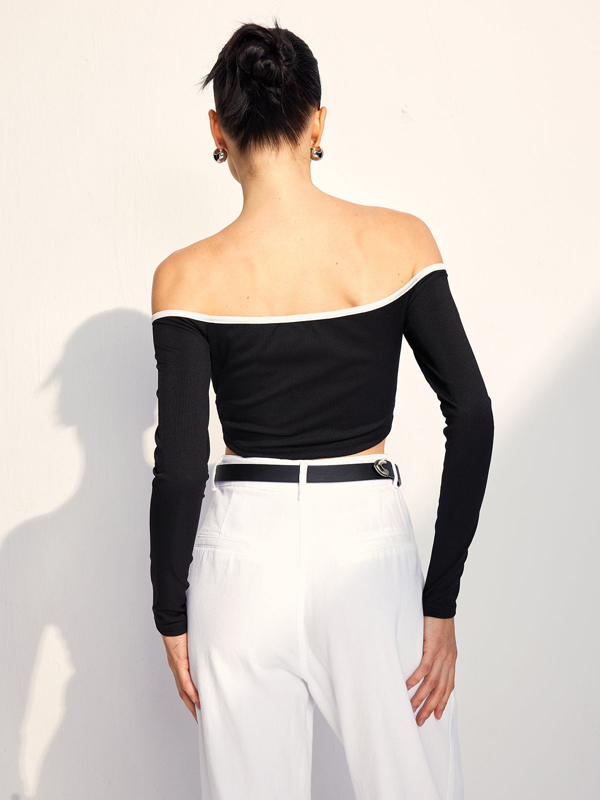 Elegant Crop Bluz