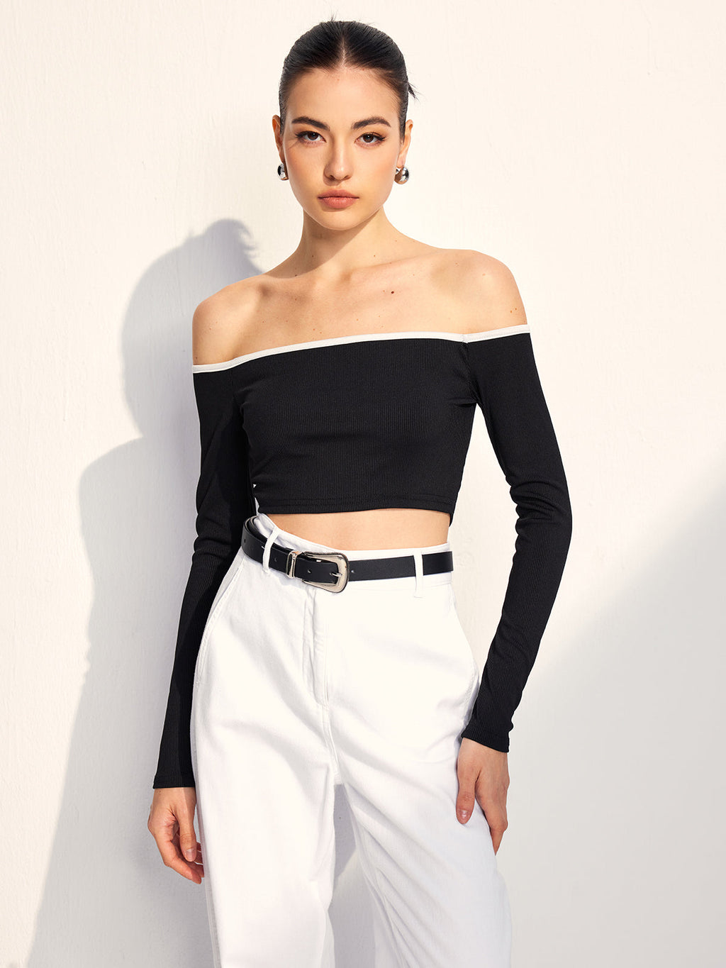 Elegant Crop Bluz