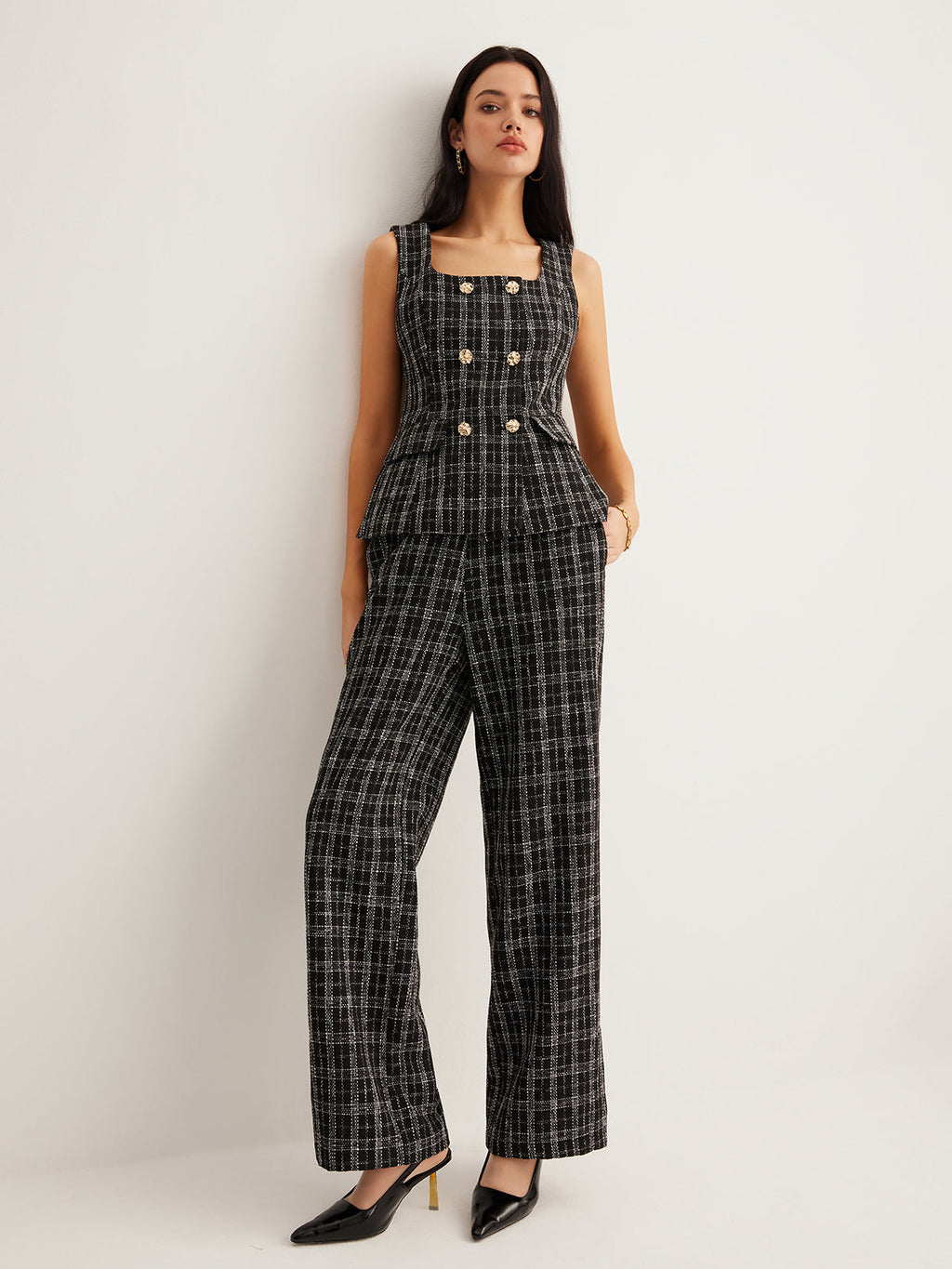 Elegance Tweed Yelek