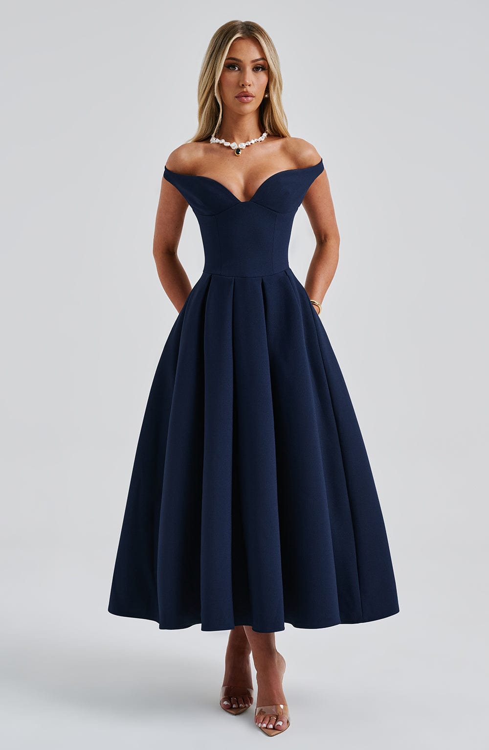 Midnight Midi Elbise