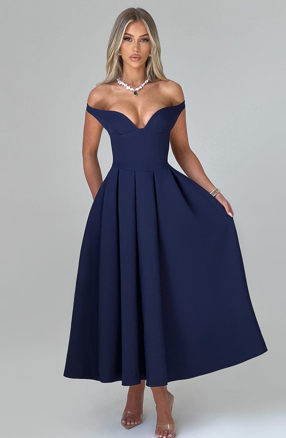 Midnight Midi Elbise
