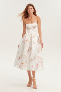 Florencia Straplez Midi Elbise